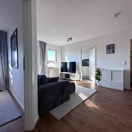 Apartment Flussblick Living Leipzig